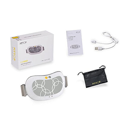 DailyObjects period cramp relief device displayed inside its premium gift box packaging.