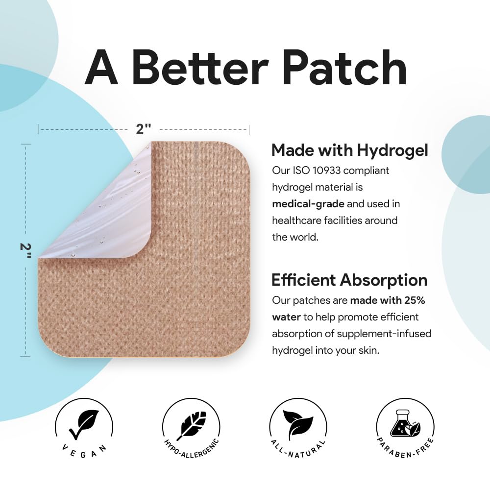Woman wearing discreet Relevanex patch under everyday clothing