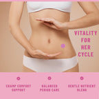 Tolevita herbal menstrual cramp support patch application