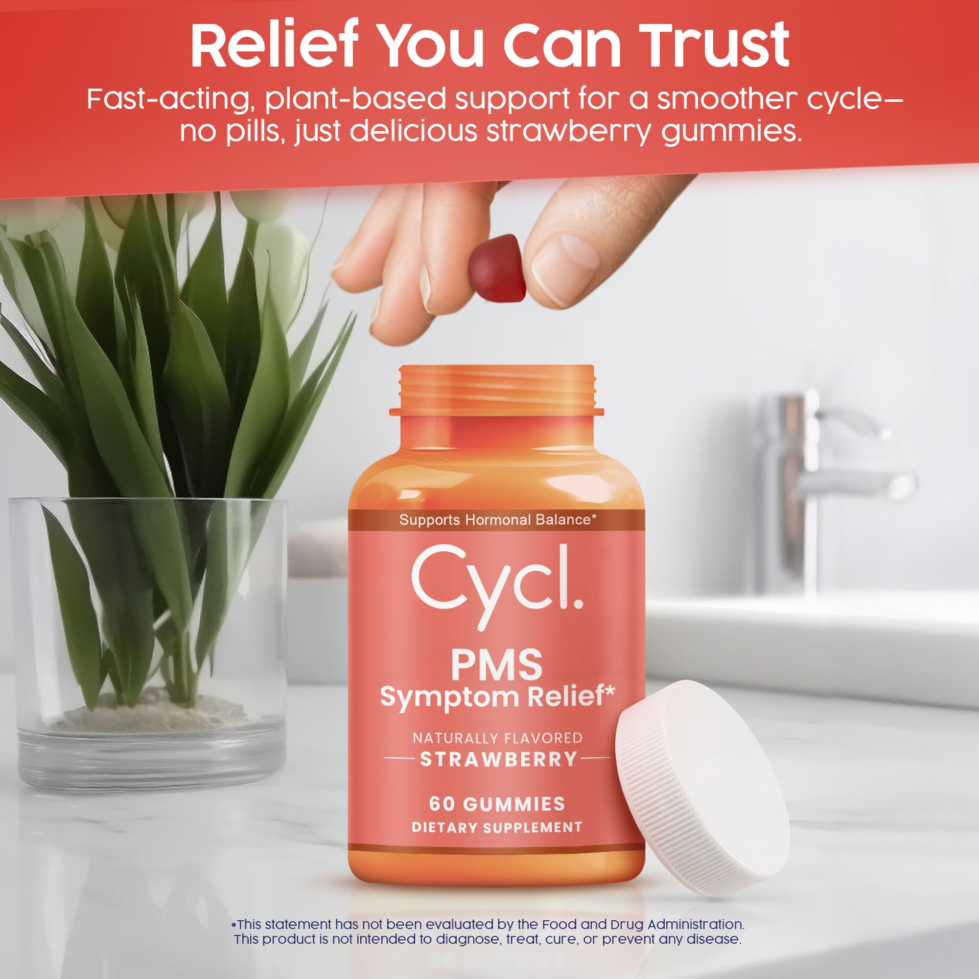Semaine Cycl hormone balance gummies supplement facts label