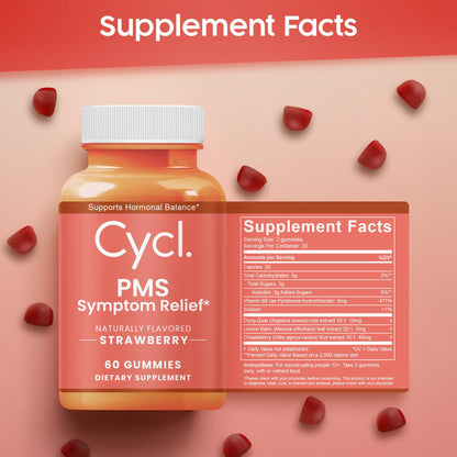 Semaine Cycl menstrual cramp relief gummies packaging