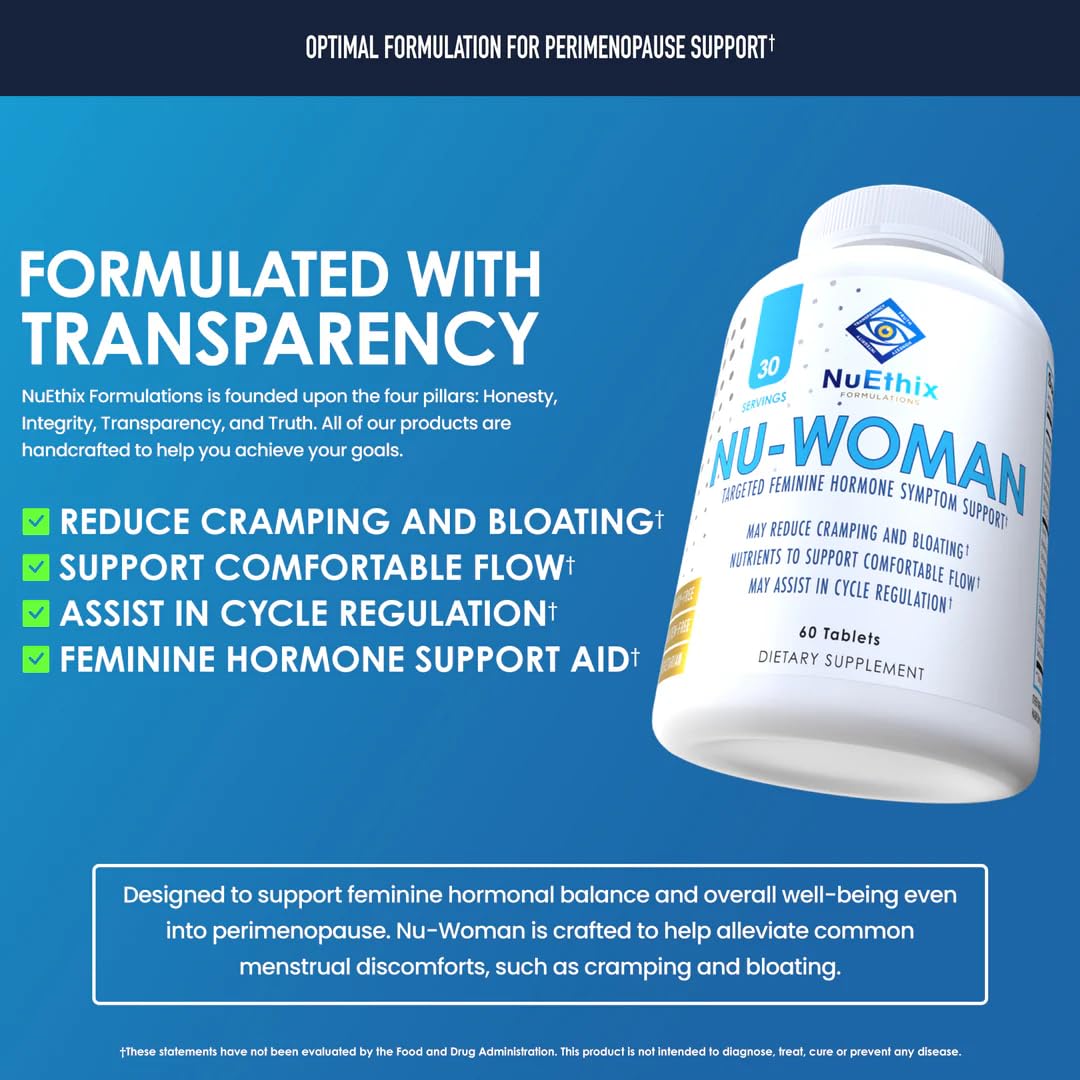 Authentic USA imported NuEthix Formulations Nu-Woman hormone support