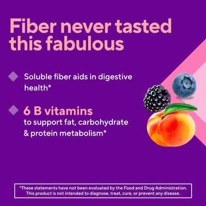 Vitafusion prebiotic fiber supplement for men and women daily wellness
