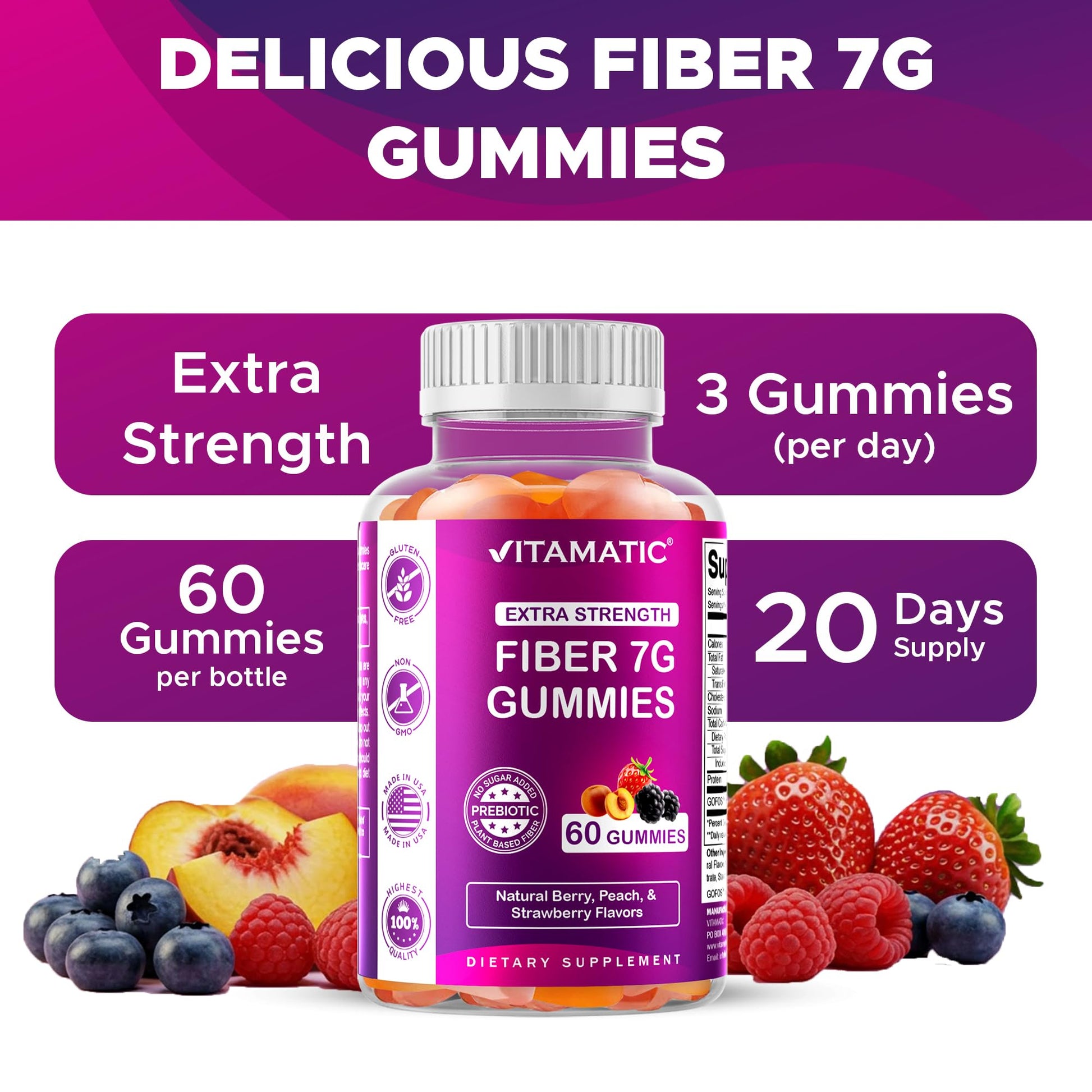 Vitamatic dietary supplement for regular bowel support nutrition facts