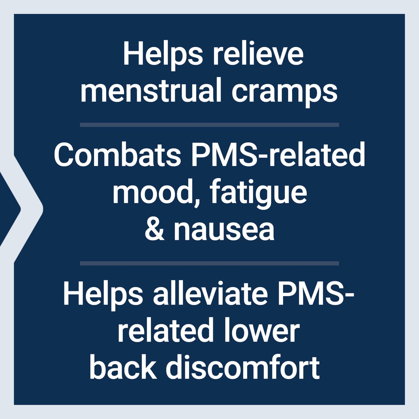 Life Extension Daily PMS Relief nutrition facts label