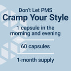 Close up of Life Extension Daily PMS Relief packaging