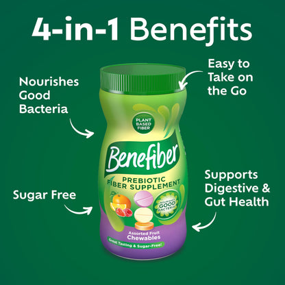 Close-up of the nutritional facts and plant-based wheat dextrin ingredient label on the back of the bottle.