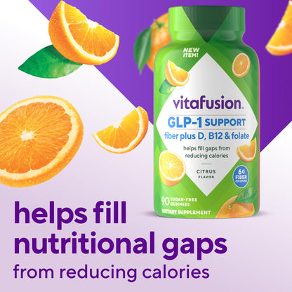 Vitafusion sugar free citrus flavor gummies dietary supplement for energy metabolism