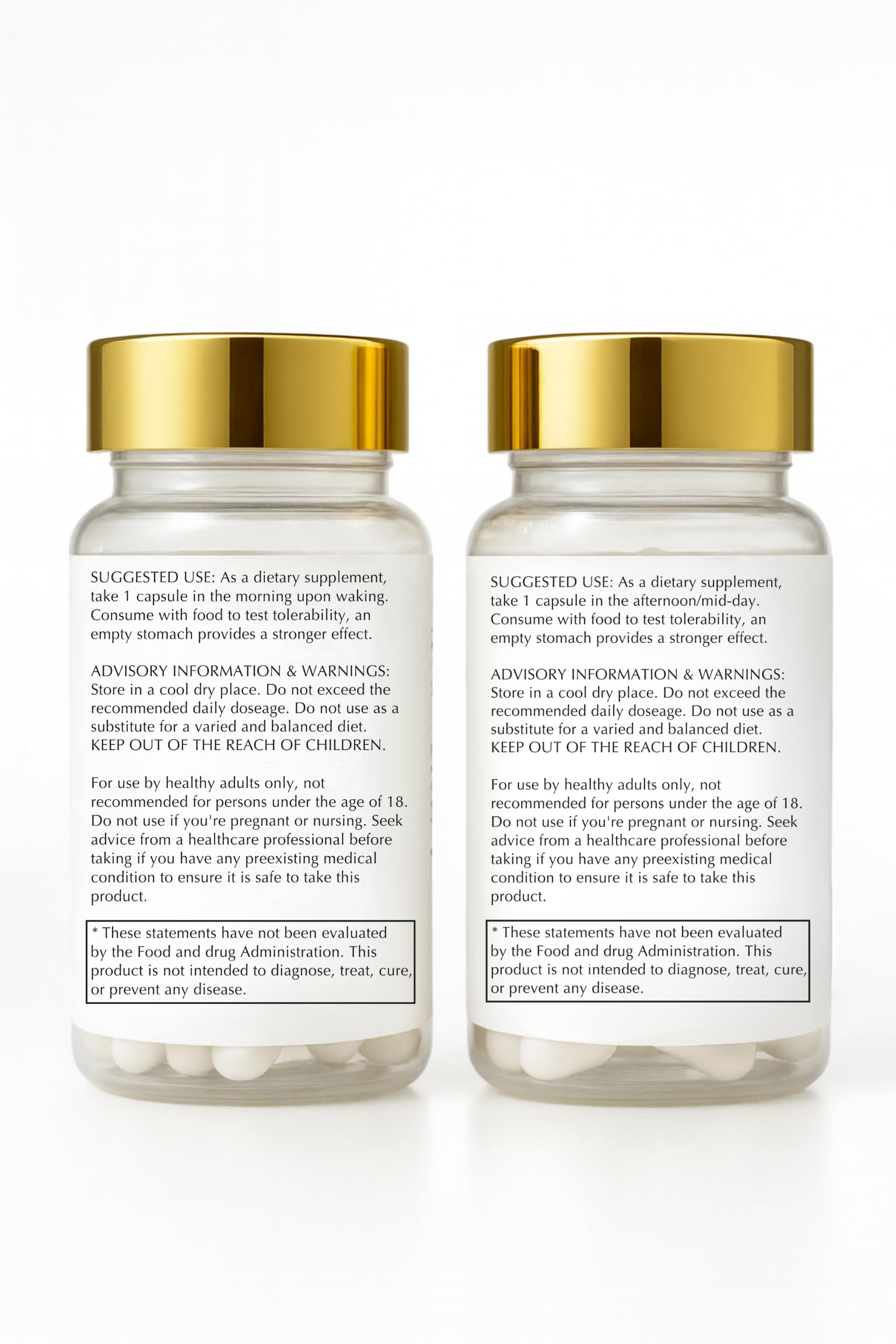 Endolls Endo Warrior Advanced Duo supplement bottles
