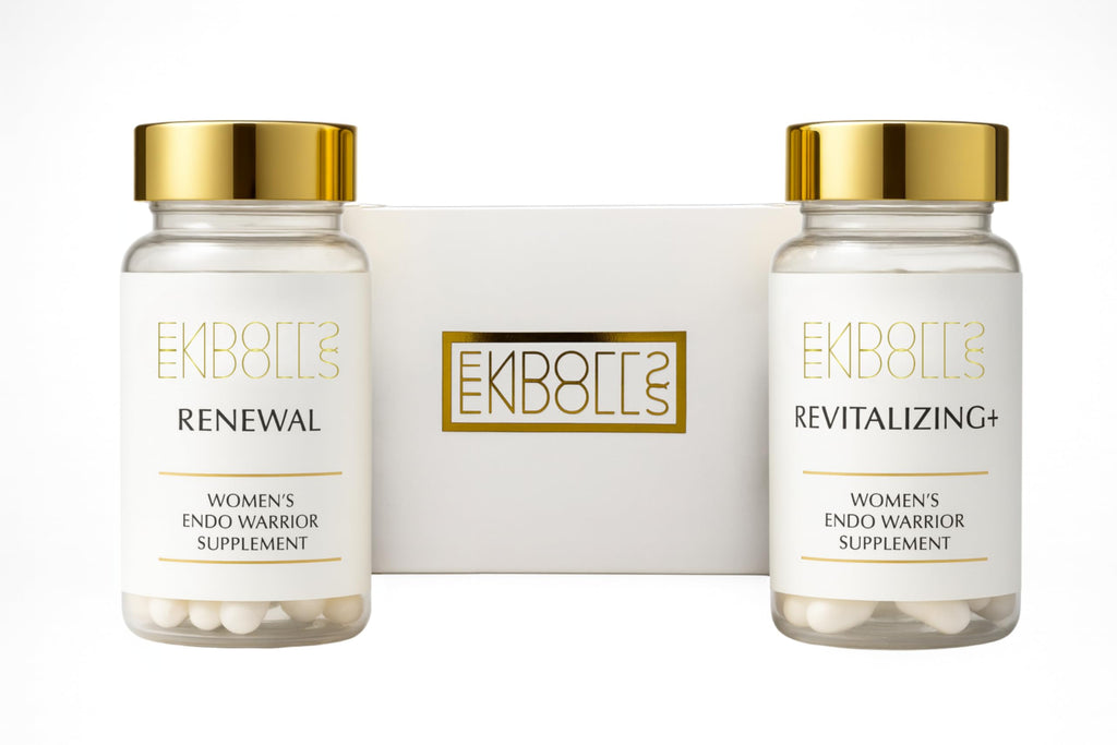 Side view of Endolls Endo Warrior natural formula bottle