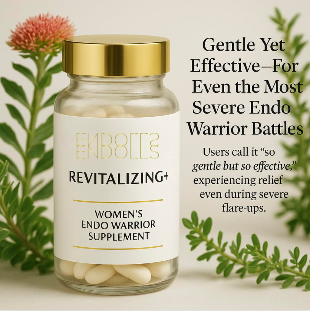 Top view of Endolls Endo Warrior supplement container