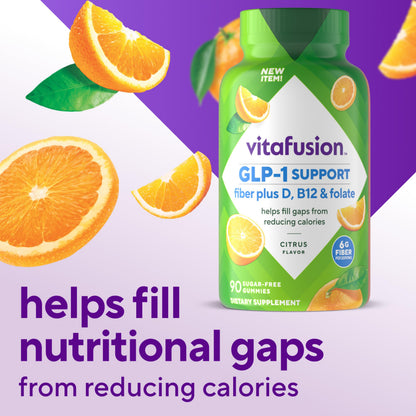 Vitafusion citrus flavored wellness gummies for adult weight management support