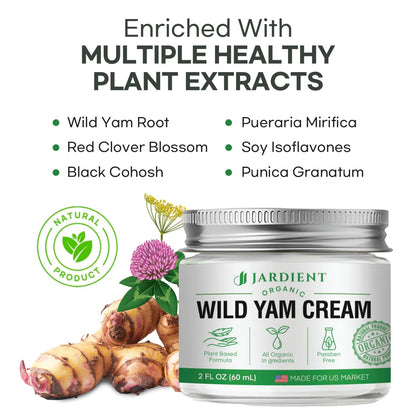 Nature Ziran Wild Yam Cream texture and application