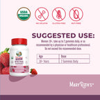 MaryRuth's PMS support strawberry flavored gummies
