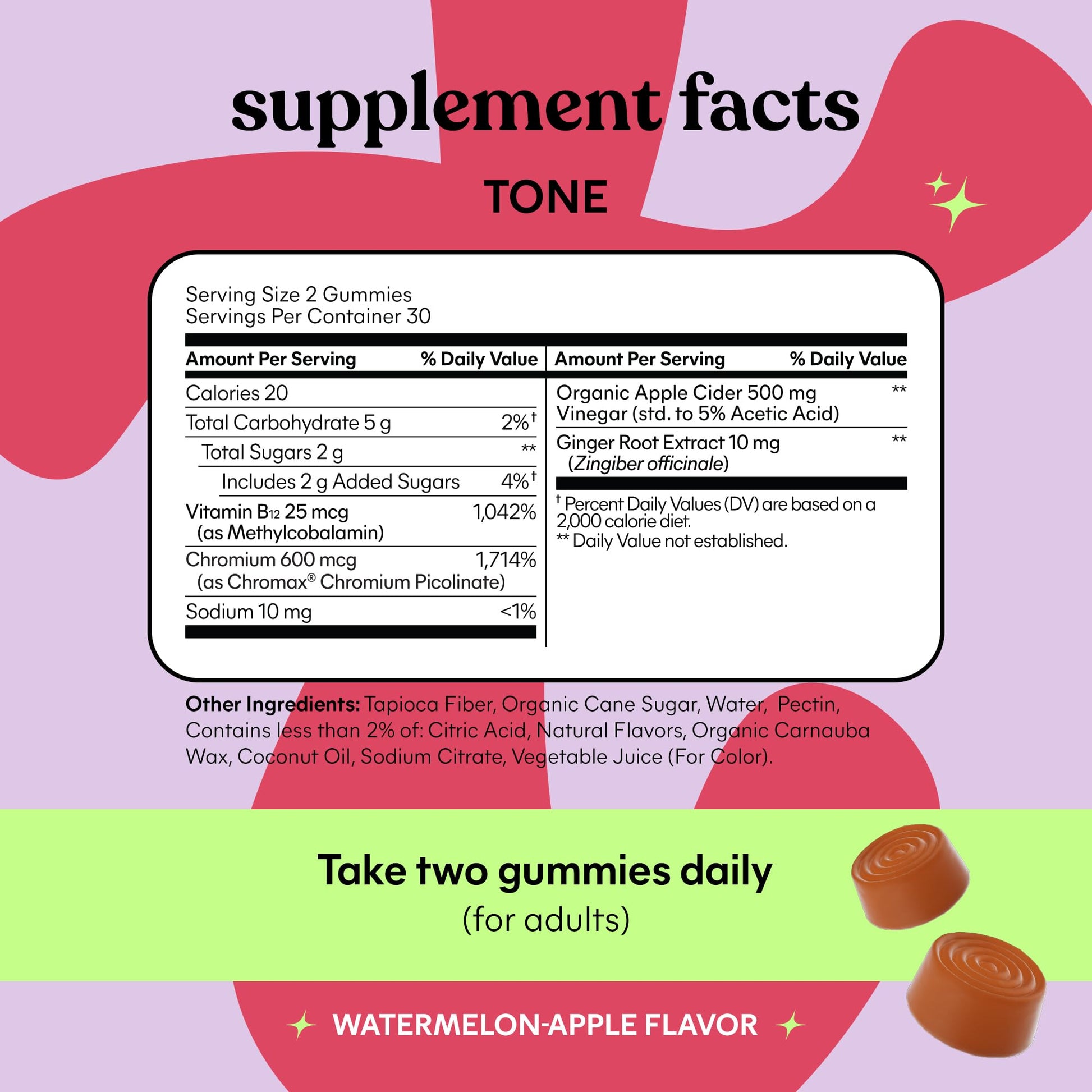 Lemme Tone non GMO gluten free vegan gummies product seal