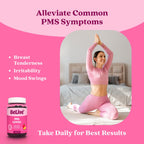 BeLive PMS Support Gummies 60 count bottle supplement facts