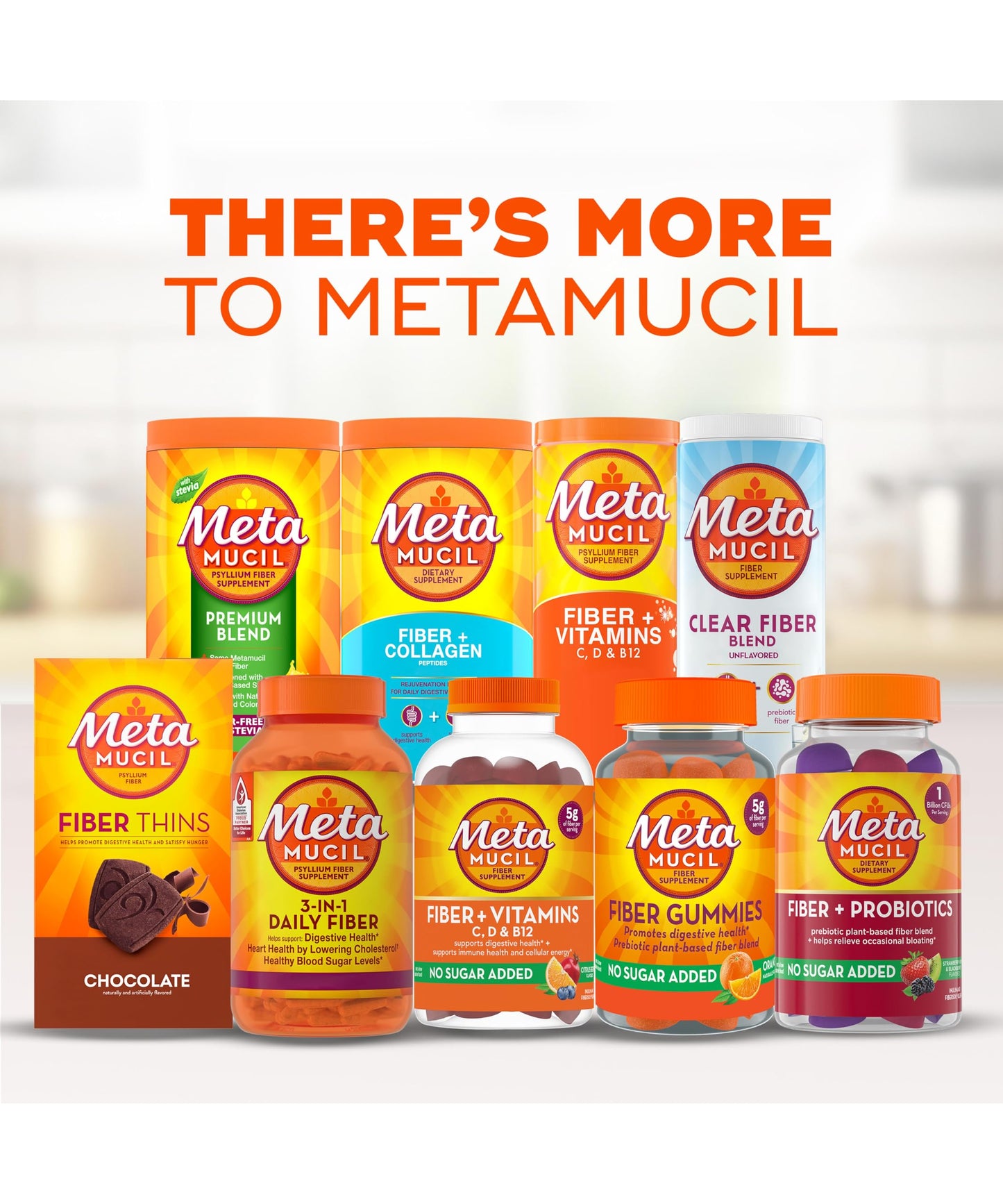Metamucil premium adult wellness fiber gummies showing product texture and directions for use