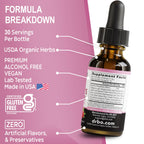 Lifestyle shot of Dr. Bo Women's Wellness liquid supplement