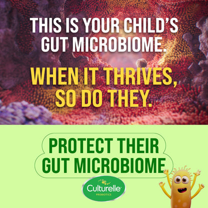 USA imported Culturelle children probiotic prebiotic fiber gummies for immune defense