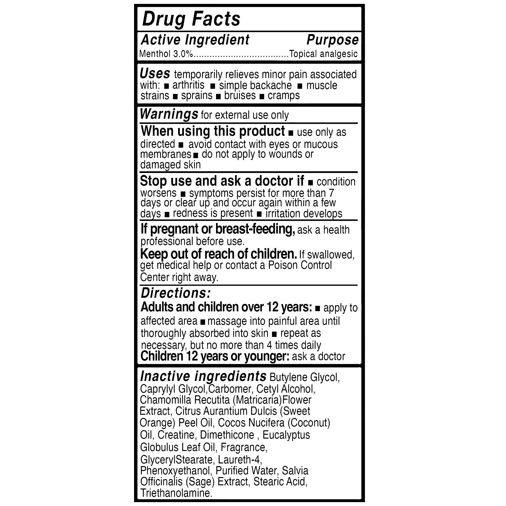 Control menstrual pain cream imported from the USA for fast acting abdominal relief.