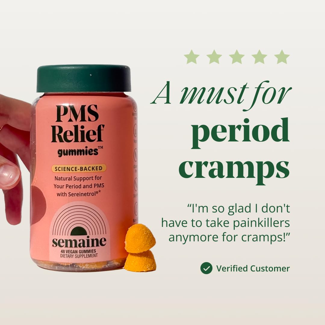 Authentic USA imported Semaine PMS supplement packaging