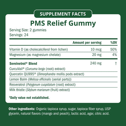 Semaine PMS Relief Gummies 48 count bottle on display
