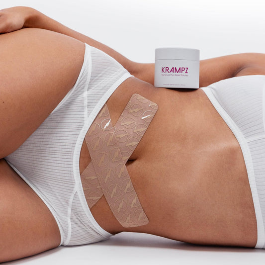 Krampz period wellness patch packaging details
