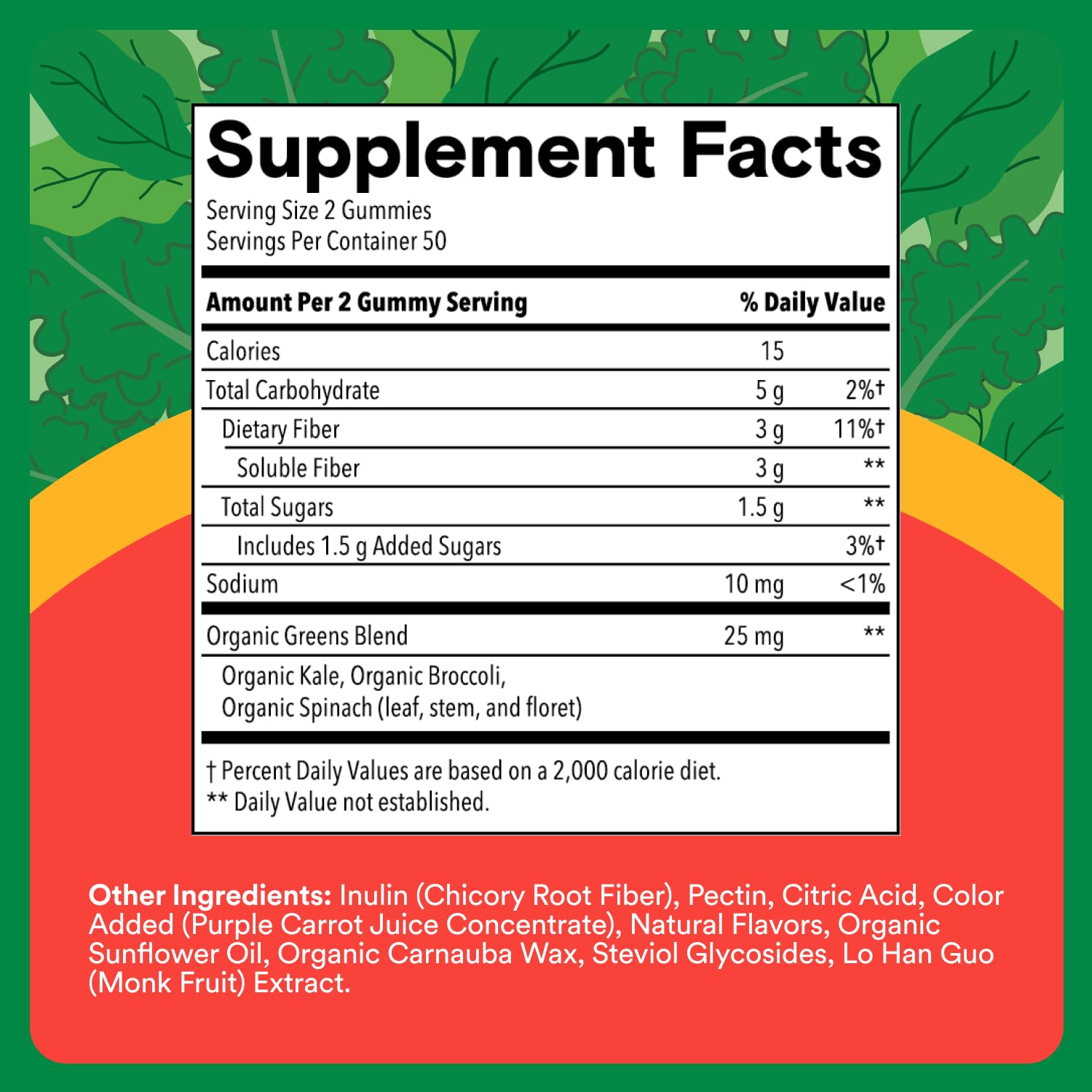 Vegetarian mixed berry flavor dietary fiber gummies for kids constipation relief