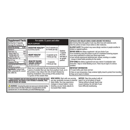 Quality Choice imported daily soluble fiber supplement for heart and digestive support