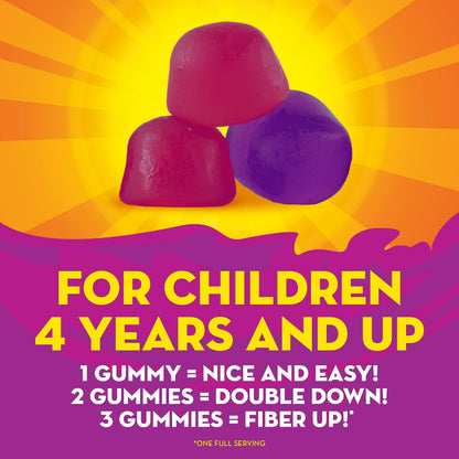 Premium imported USA kids fiber prebiotic gummies no sugar added