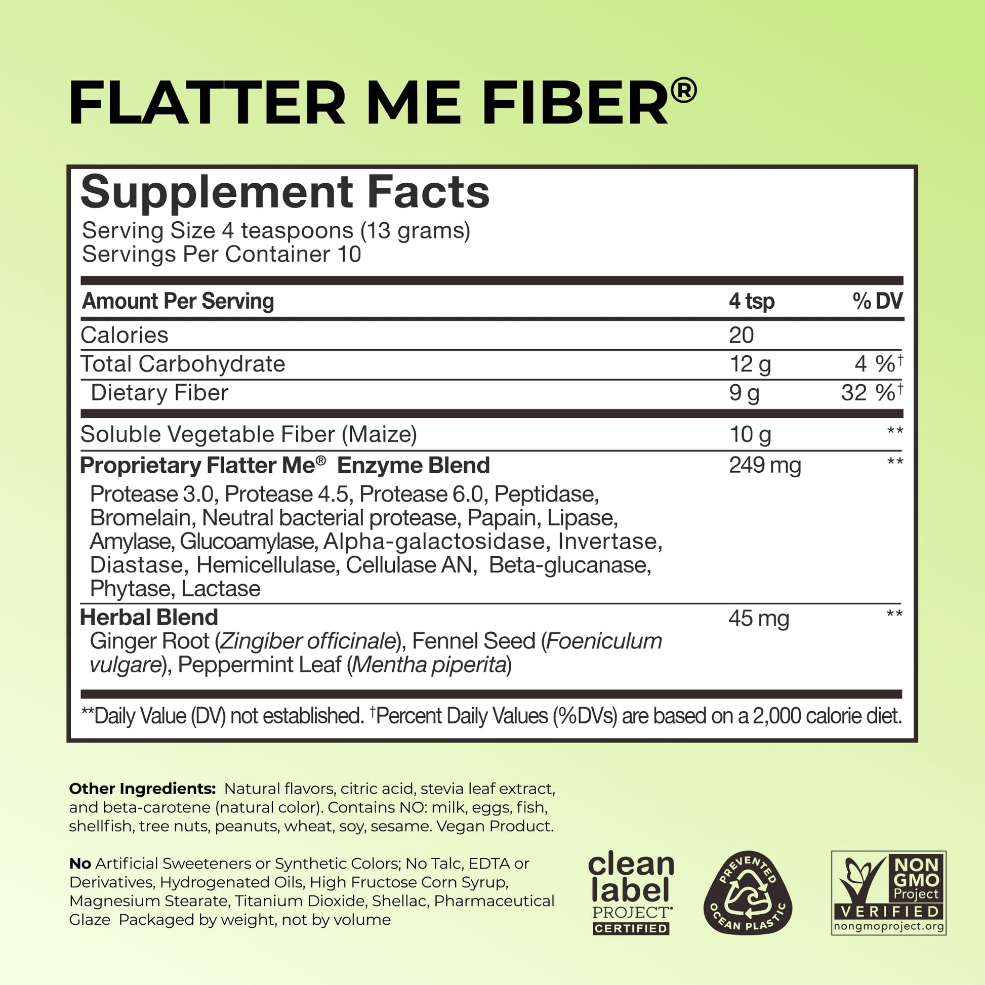 Pineapple Passion Fruit flavored GLP-1 booster powder container with digestive enzymes.