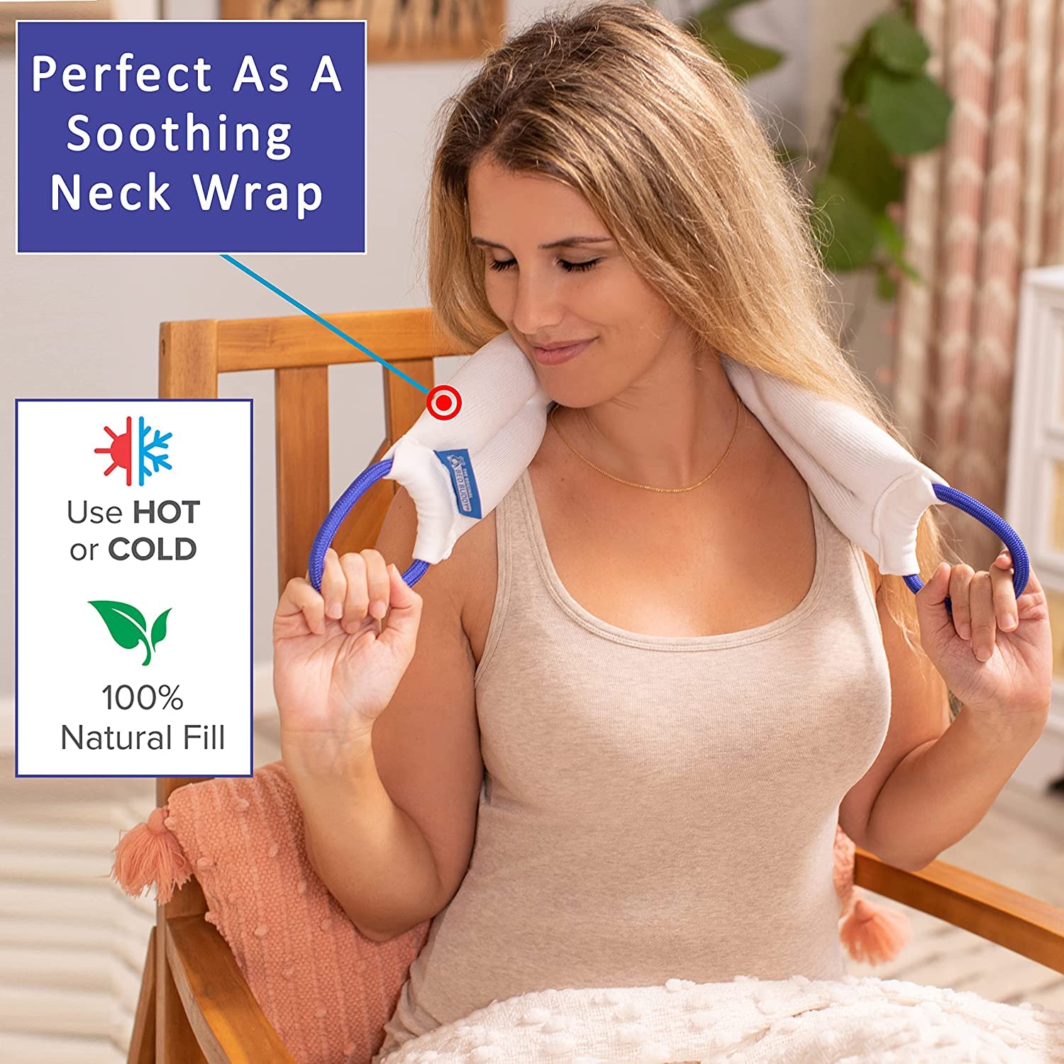 Bed Buddy heating pad for neck and shoulder pain