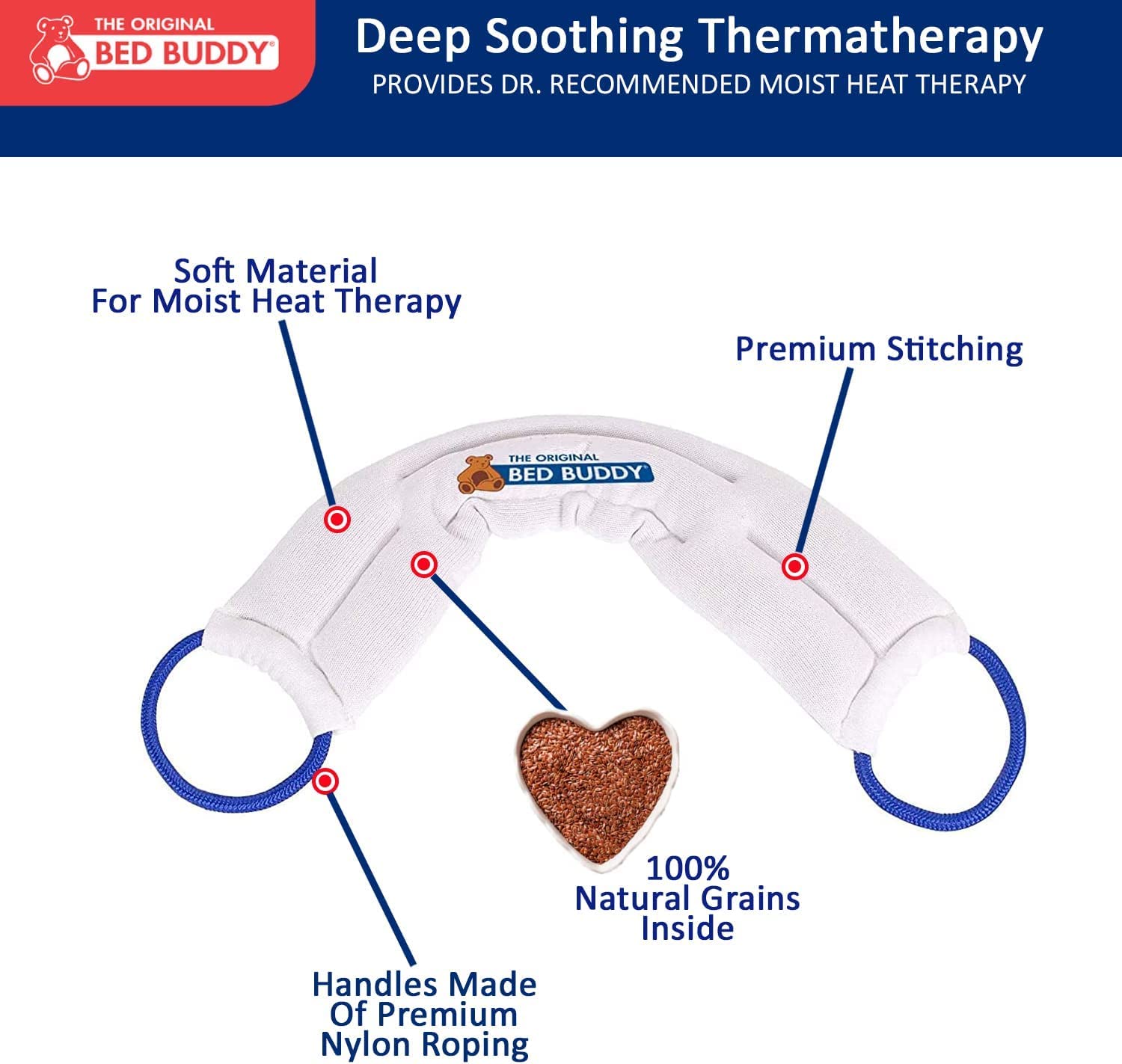 Dual pack Bed Buddy heat and cold therapy wraps