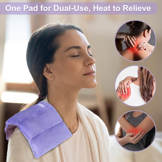 Suzzipad heat pack showing soft minky fabric texture