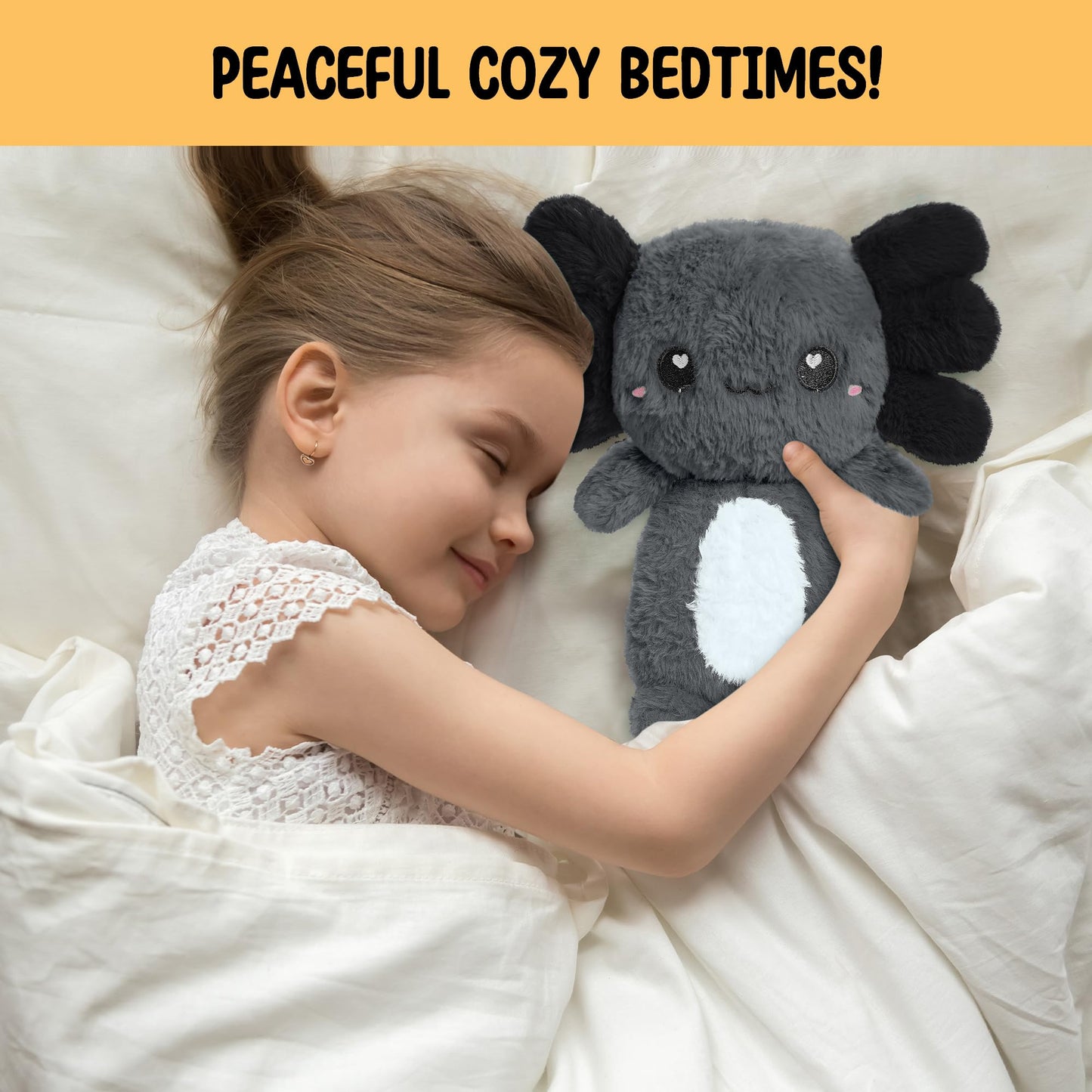 Happy Fuel Axolotl plush gift for kids and women