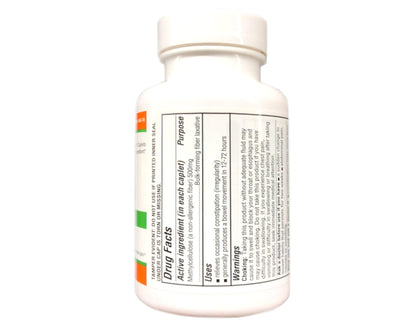 Quality Choice non allergenic gluten free fiber laxative bottle details