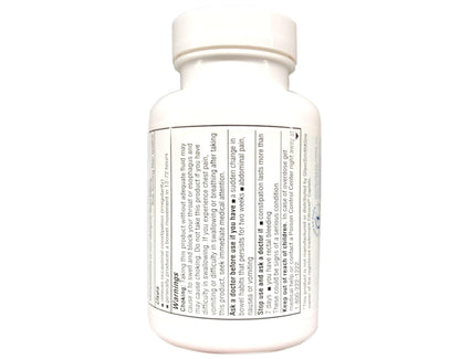 Quality Choice fiber therapy bulk forming laxative side panel warnings