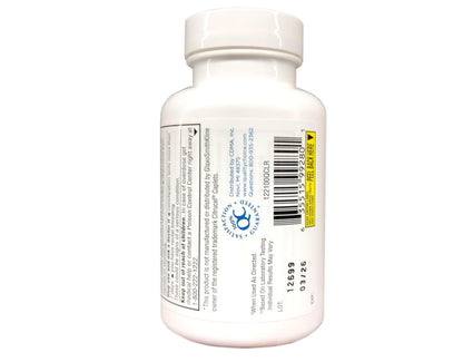 Quality Choice 100 caplets digestive wellness supplement facts label
