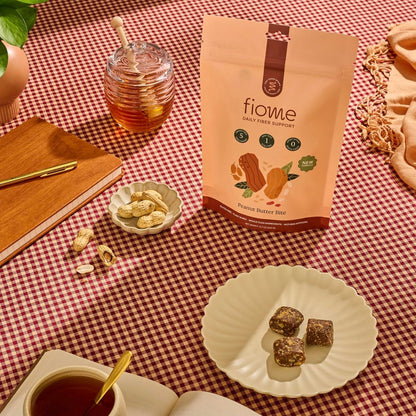 Fiome peanut butter fiber bite chewable single serving size