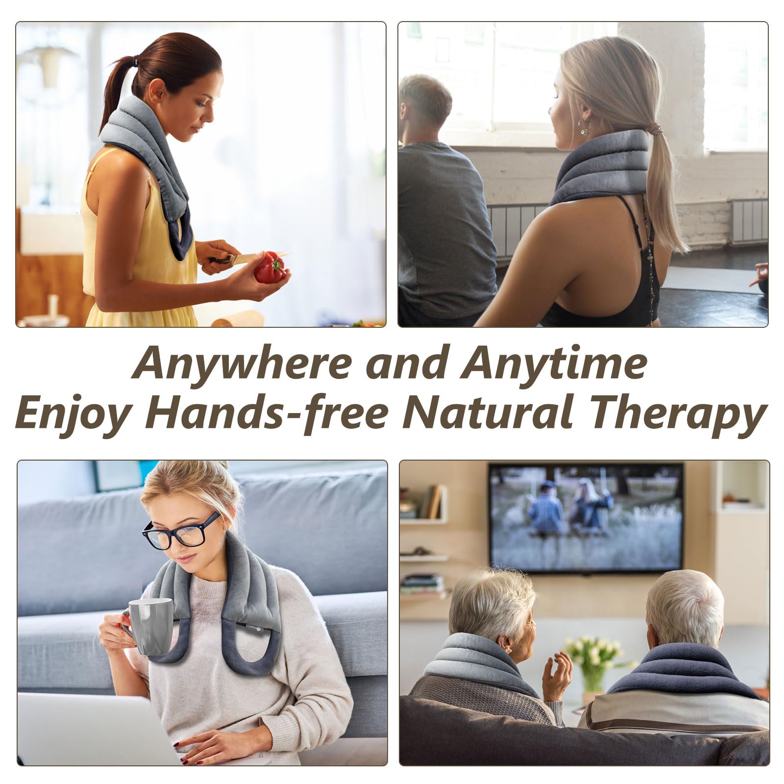 AiricePac reusable hot and cold therapy pack in grey