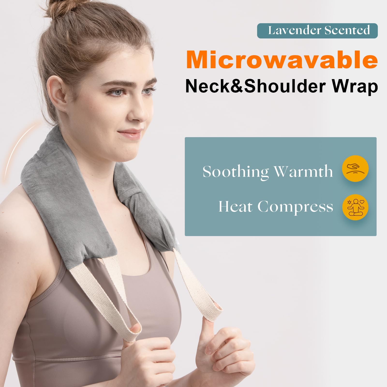 Uncn heating pad showing soft minky cover texture