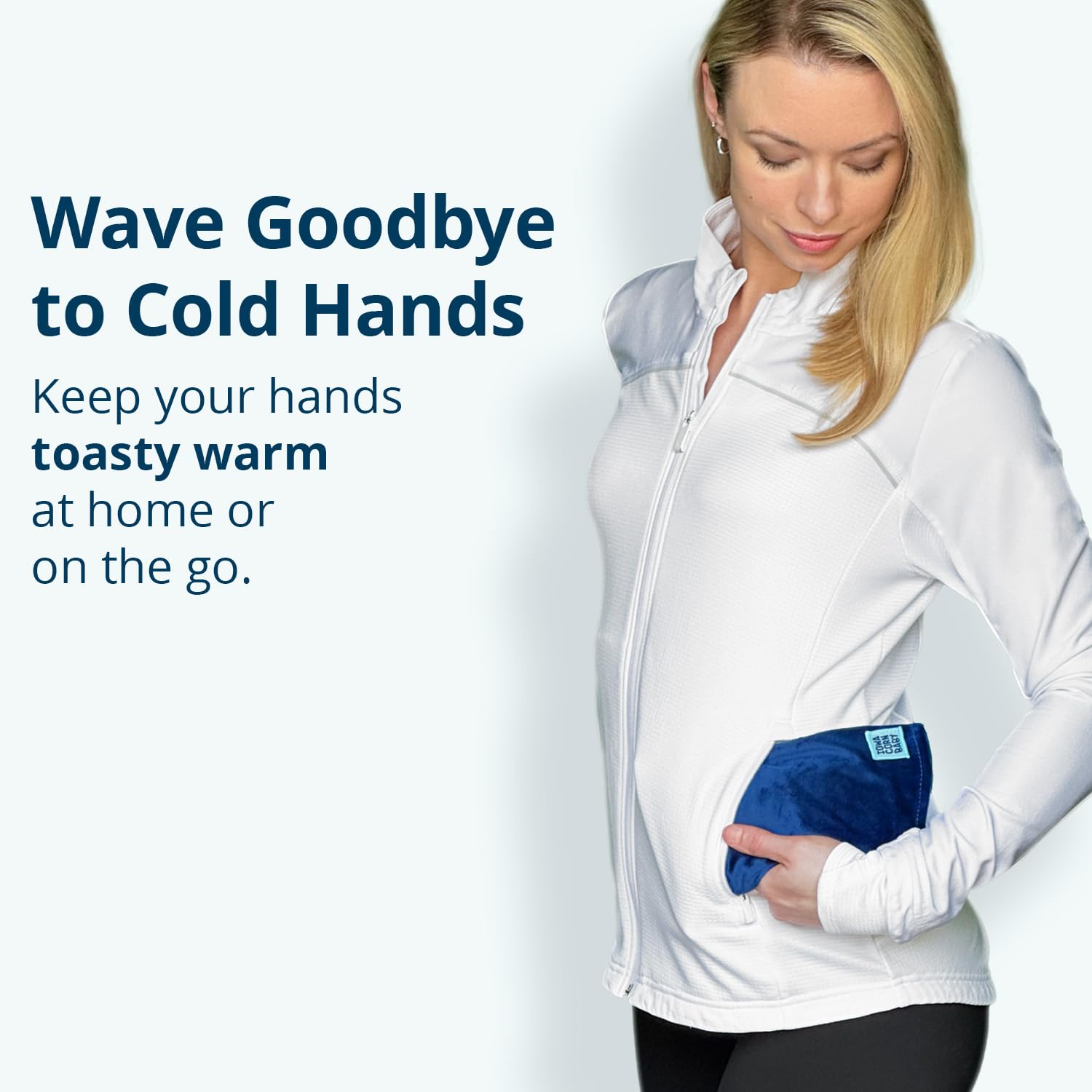 Oasis Blue velvet cover of Iowa Corn Baby microwavable heating pad