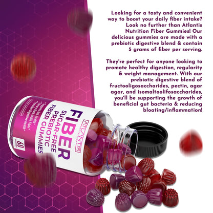 GMC compliant USA imported sugarless prebiotic supplement for optimal gut microbiome balance
