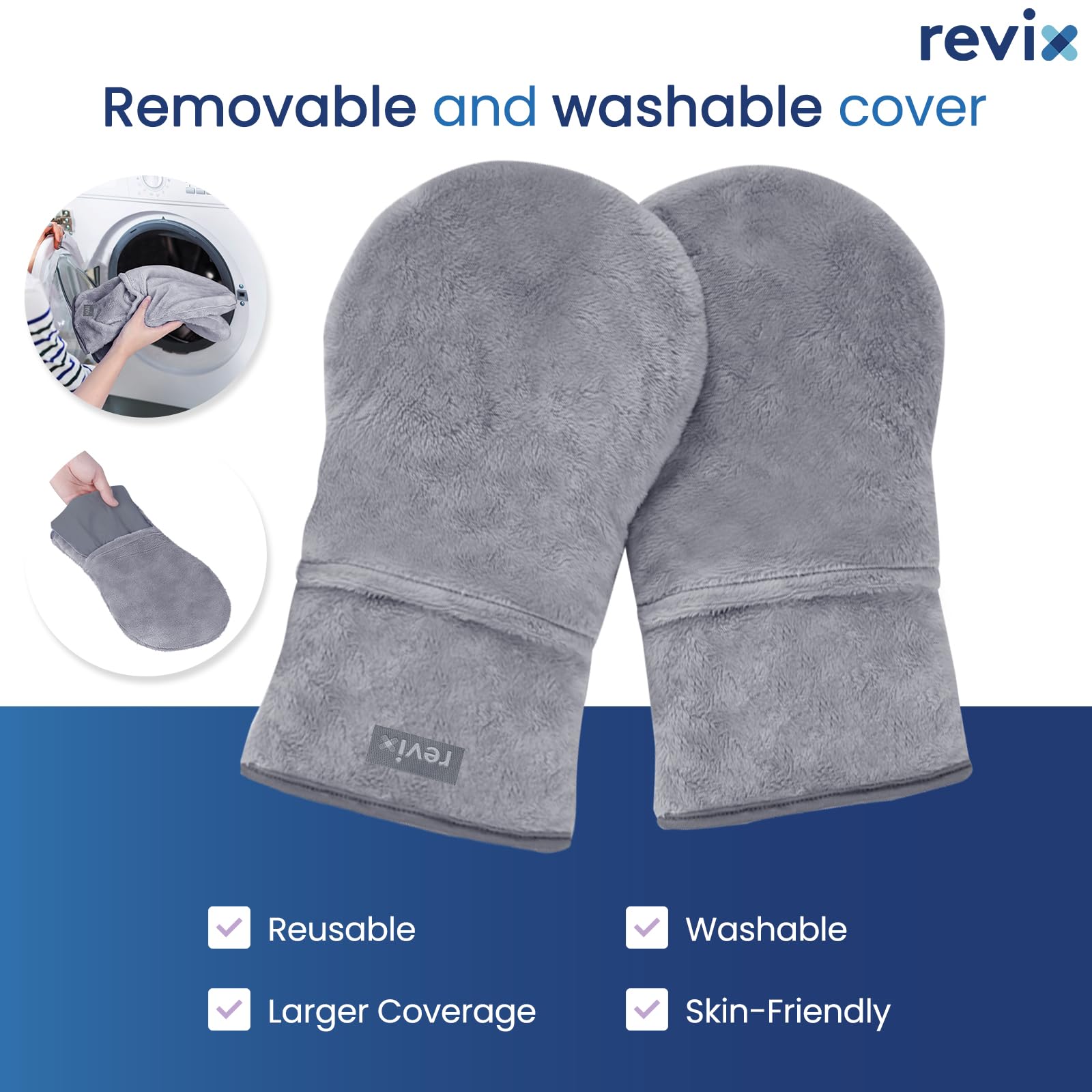 Revix hand therapy mitts with removable washable cover