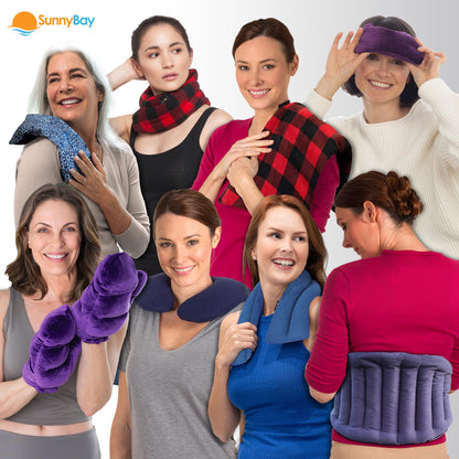SunnyBay heating pad packaging and product set