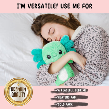 Soft kawaii axolotl stuffed animal for relaxation
