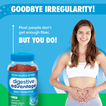 Chewable strawberry flavored prebiotics and probiotics supplement for men and women