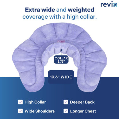 Revix heating pad with moist heat technology texture close up