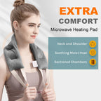 Weighted neck warmer with lavender scent layout