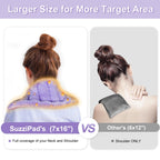 Suzzipad dual fabric minky and velvet texture